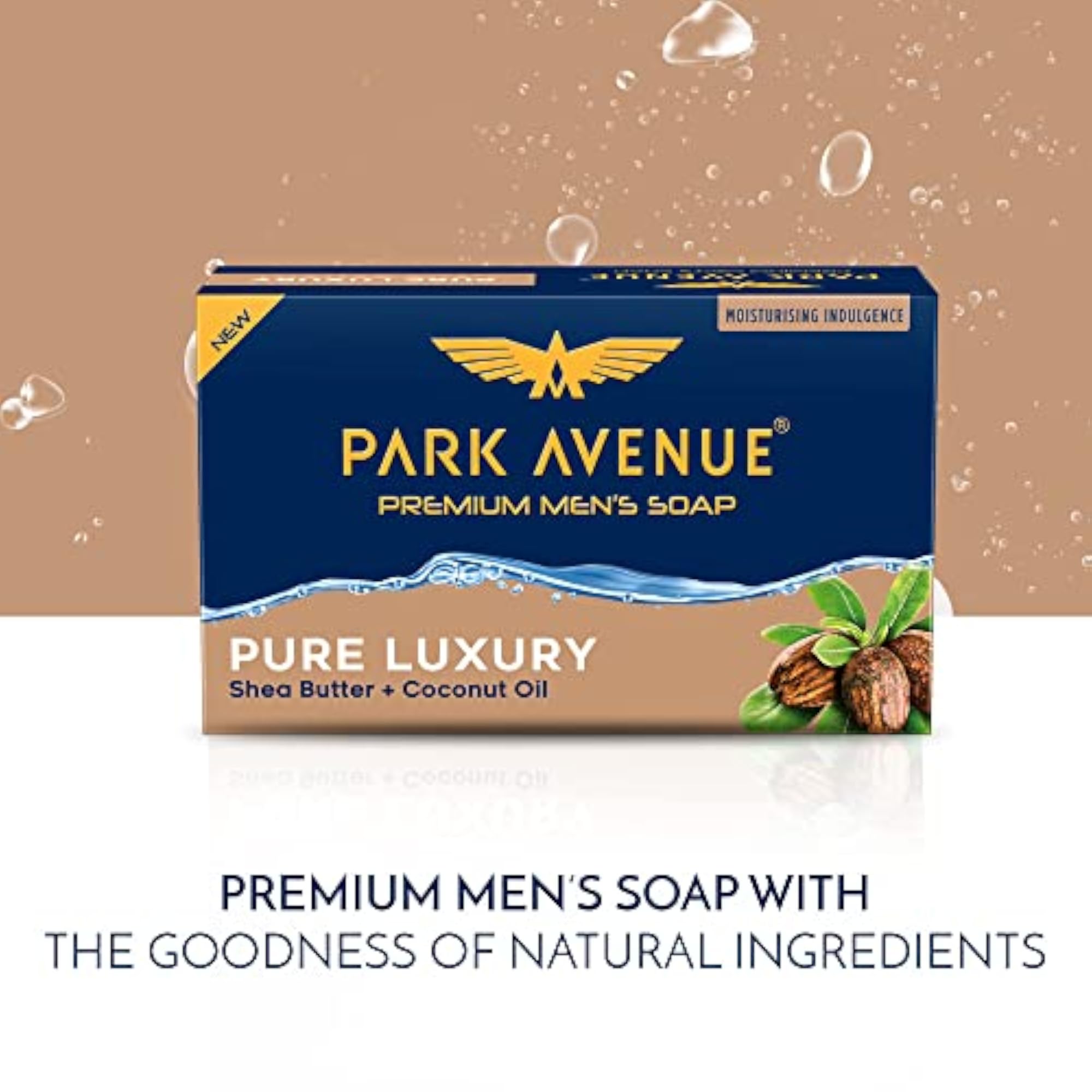 Premium Men's Soap with Shea Butter & Coconut Oil, 125g